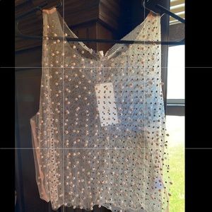 Pearl Blush crop top shirt